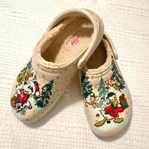 NWOT Christmas Disney Crocs
